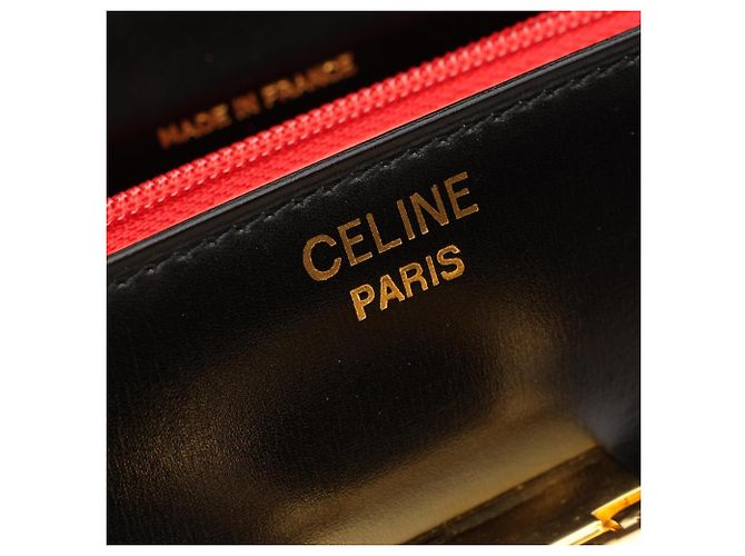 Céline Borsa a mano Celine in pelle nera Nero - vista 4