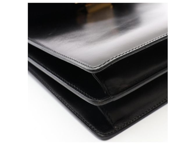 Céline Borsa a mano Celine in pelle nera Nero - vista 7
