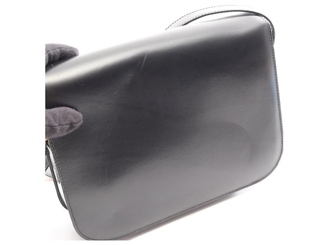 Céline Borsa a tracolla Celine Horse Carriage Nero - vista 10