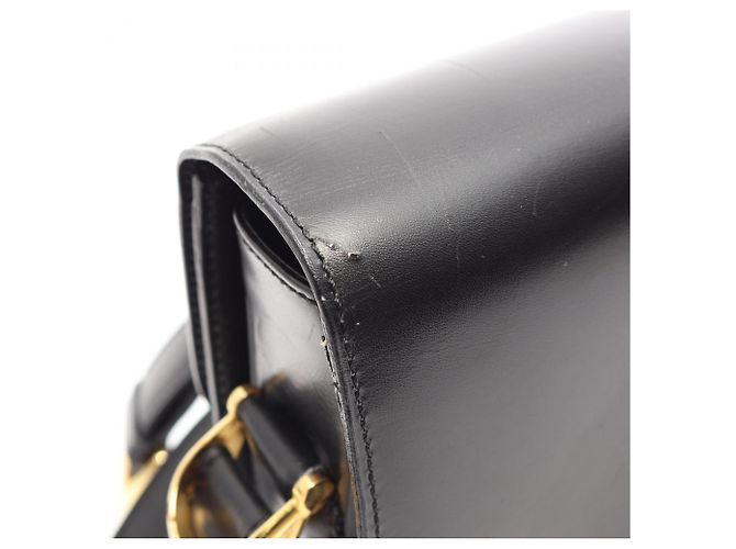 Céline Borsa a tracolla Celine Horse Carriage Nero - vista 11