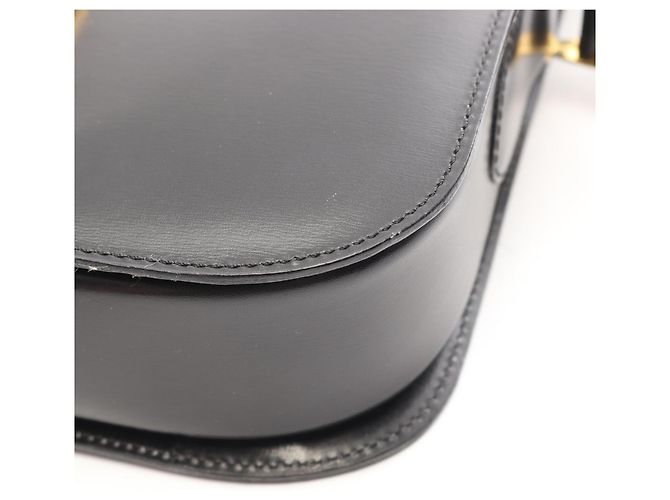 Céline Borsa a tracolla Celine Horse Carriage Nero - vista 15