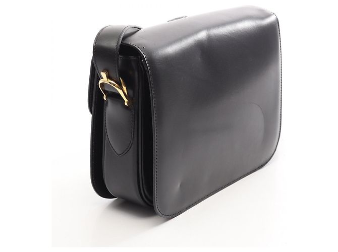 Céline Borsa a tracolla Celine Horse Carriage Nero - vista 2