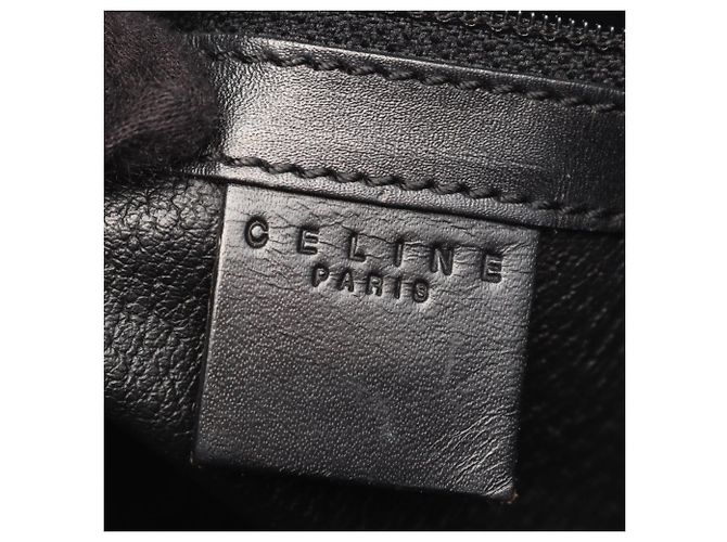 Céline Borsa a tracolla Celine Macadam Marrone Nero - vista 4