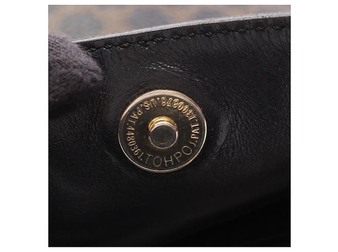 Céline Borsa a tracolla Celine Macadam Marrone Nero - vista 5