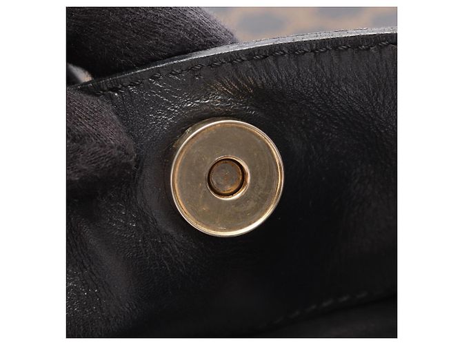Céline Borsa a tracolla Celine Macadam Marrone Nero - vista 6