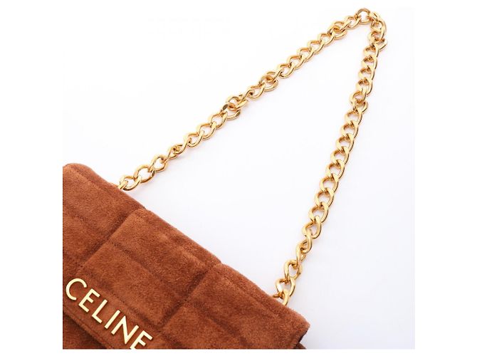 Céline Celine Monochrome Schultertasche Braun - Ansicht 8