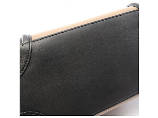 Céline  mala de mão Celine Luggage Mini Shopper Preto Azul Bege - vista 7
