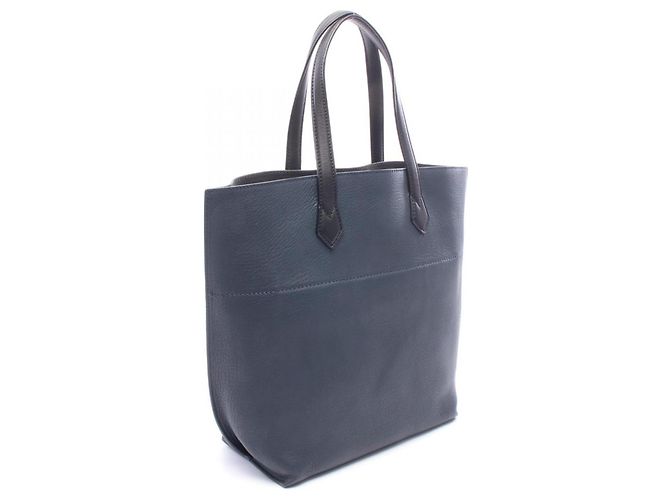 Borsa Shopping All-in-One Fendi Nero Blu navy - vista 2