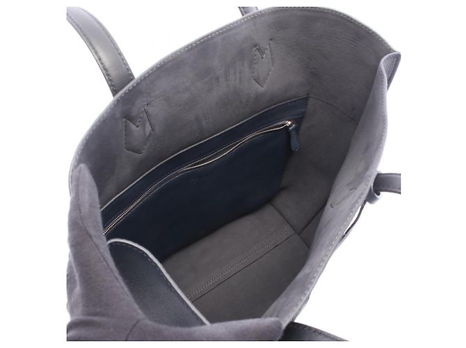 Borsa Shopping All-in-One Fendi Nero Blu navy - vista 3