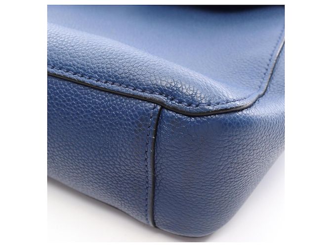 Sac à main et porte-documents 2-en-1 Prada VITELLO GRAIN Bleu - vue 6