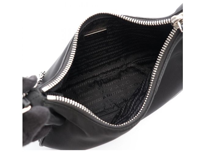 Borsa a tracolla 2-Way Prada Re-Edition 2005 Nero - vista 3
