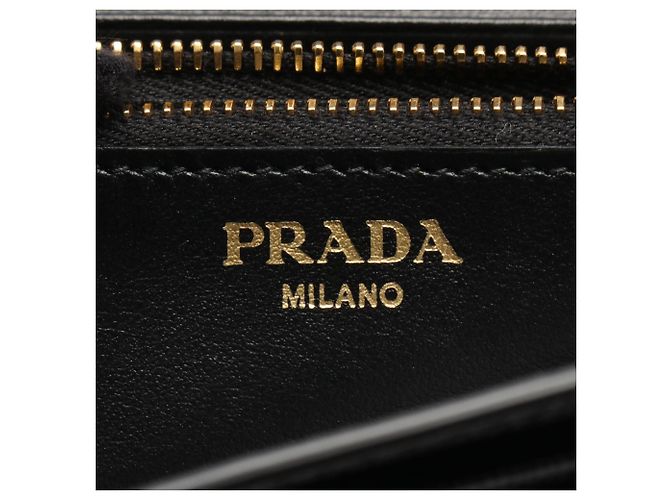 Cartera larga plegable Prada VITELLO MOVE Negro - vista 4