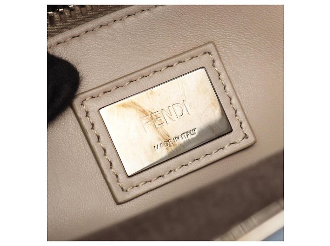 Borsa a mano 2-Way Fendi Peekaboo Regular Marrone - vista 4