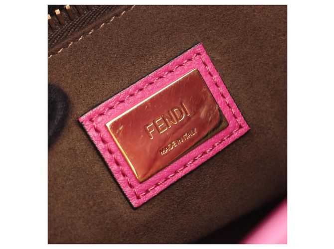 Borsa a mano 2-Way Fendi Peekaboo Regular Rosa - vista 4