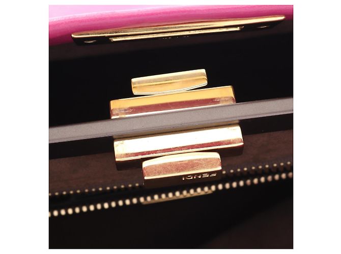Borsa a mano 2-Way Fendi Peekaboo Regular Rosa - vista 5