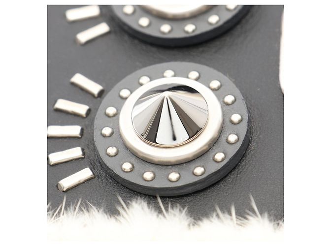 Fendi Monster Kartenetui Accessoire Schwarz Mehrfarben - Ansicht 6