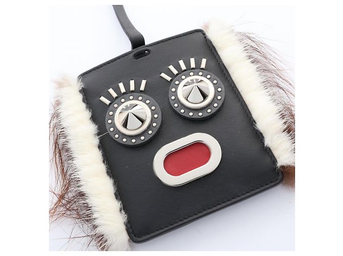 Fendi Monster Kartenetui Accessoire Schwarz Mehrfarben - Ansicht 8