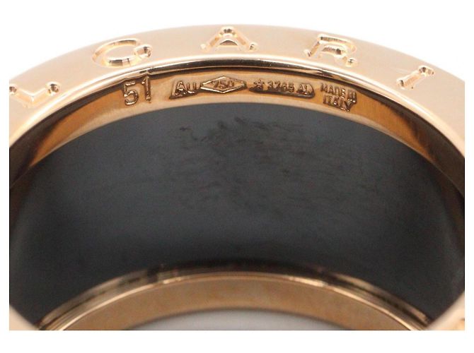 Bulgari Anello Bvlgari B.zero1 a 4 bande Nero D'oro - vista 5