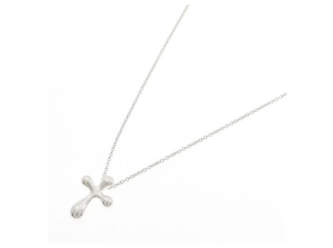 Autre Marque Collar de Cruz Tiffany Plata - vista 2