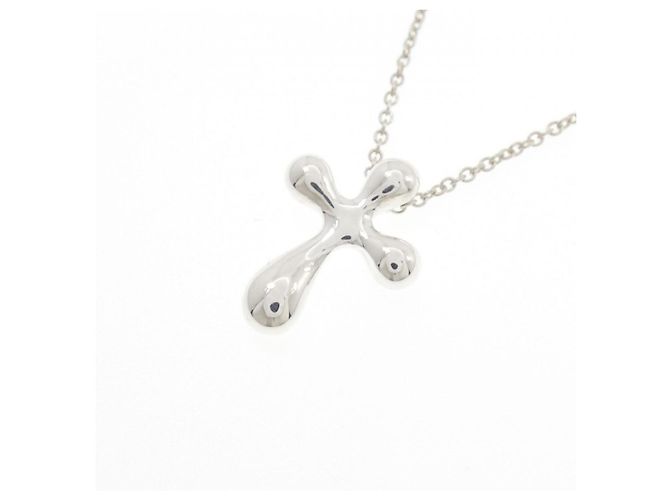 Autre Marque Collar de Cruz Tiffany Plata - vista 3