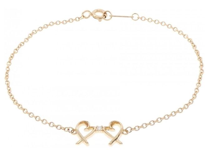 Autre Marque Tiffany Double Loving Heart Armband Golden - Ansicht 3