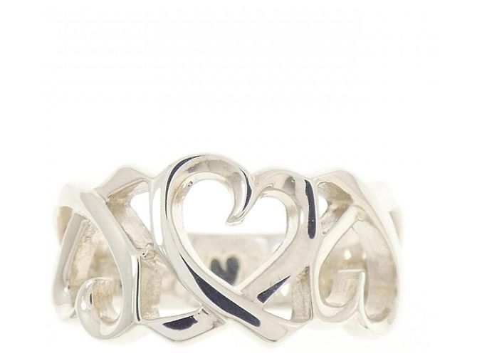 Autre Marque Anillo Tiffany Triple Loving Heart Plata - vista 2