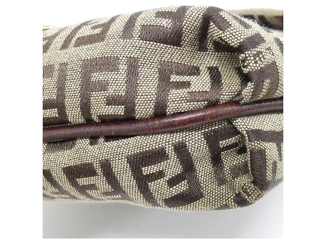 Fendi 8BT127 TN9 Schultertasche Braun Beige - Ansicht 3