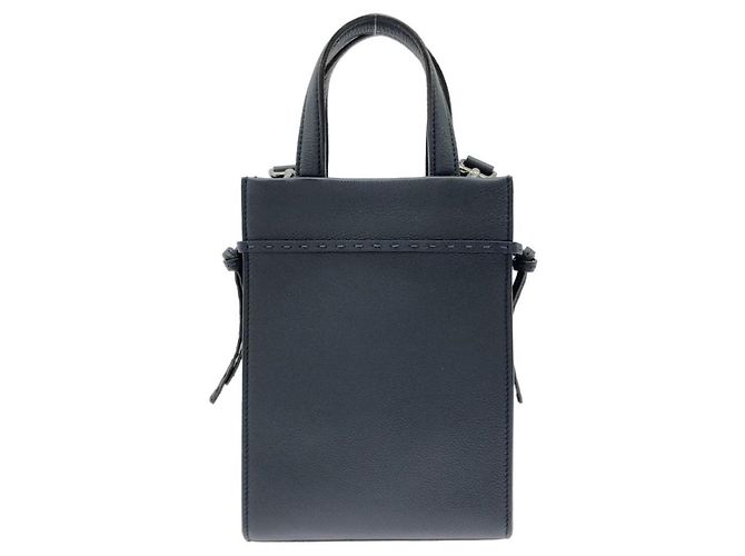 Borsa Fendi GO TO SHOPPER SMALL Blu Blu navy - vista 2