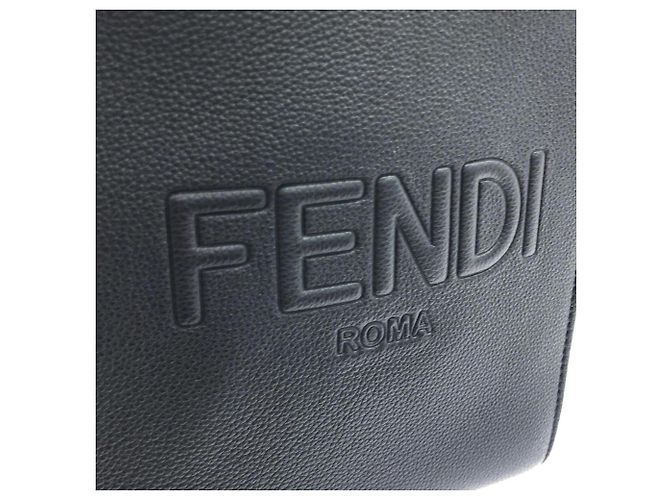 Borsa Fendi GO TO SHOPPER SMALL Blu Blu navy - vista 7