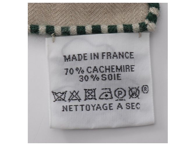 Hermès Pañuelo Hermes Carre Geant 140 Les Roues de Phaeton Castaño Verde - vista 4