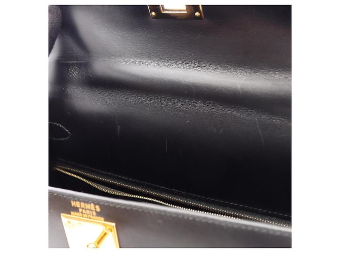 Hermès Hermes Kelly 28 Handtasche Schwarz - Ansicht 11