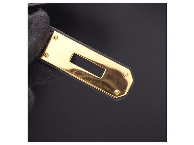 Hermès Hermes Kelly 28 Handtasche Schwarz - Ansicht 14