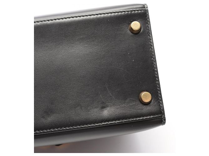 Hermès Hermes Kelly 28 Handtasche Schwarz - Ansicht 18