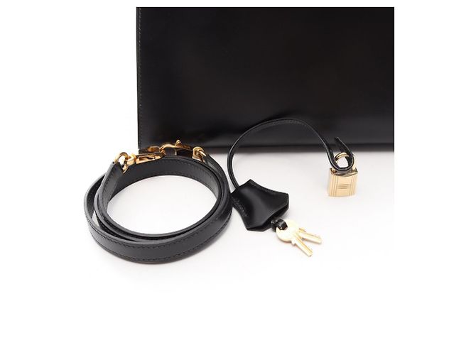 Hermès Hermes Kelly 28 Handtasche Schwarz - Ansicht 6