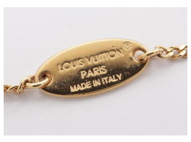 Collier My LV Heart Louis Vuitton Doré - vue 5