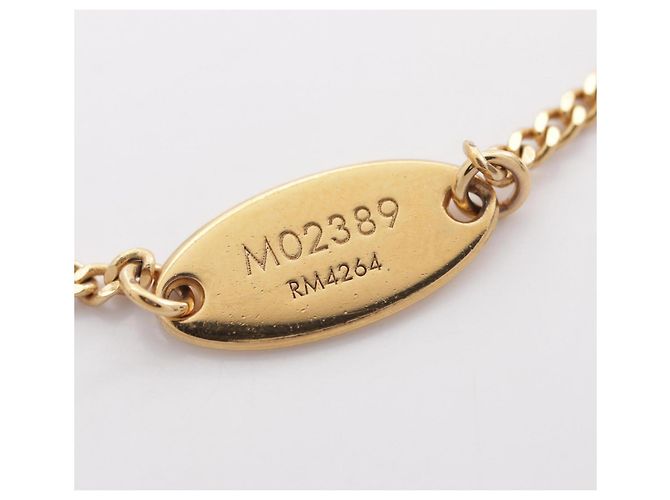 Collier My LV Heart Louis Vuitton Doré - vue 6