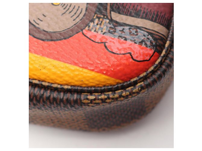 Louis Vuitton Mini Pochette Accessoires Marrone Multicolore - vista 7