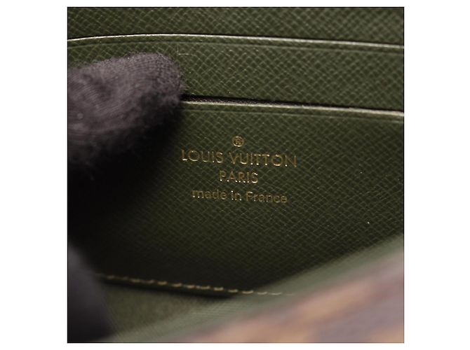 Borsa a tracolla Louis Vuitton Multi Pochette Felicie Marrone Verde - vista 4