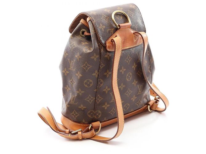 Sac à dos/Sac à main Louis Vuitton Montsouris MM Marron - vue 2