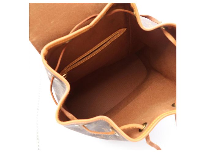 Sac à dos/Sac à main Louis Vuitton Montsouris MM Marron - vue 3