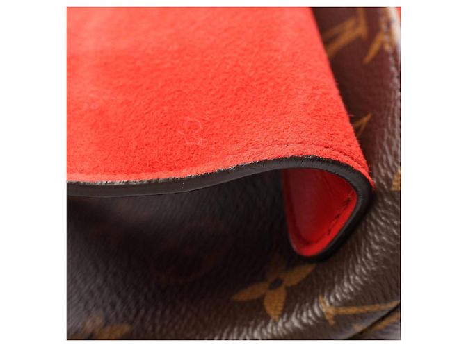Louis Vuitton Rocky BB 2-Way Handtasche Braun Rot - Ansicht 10