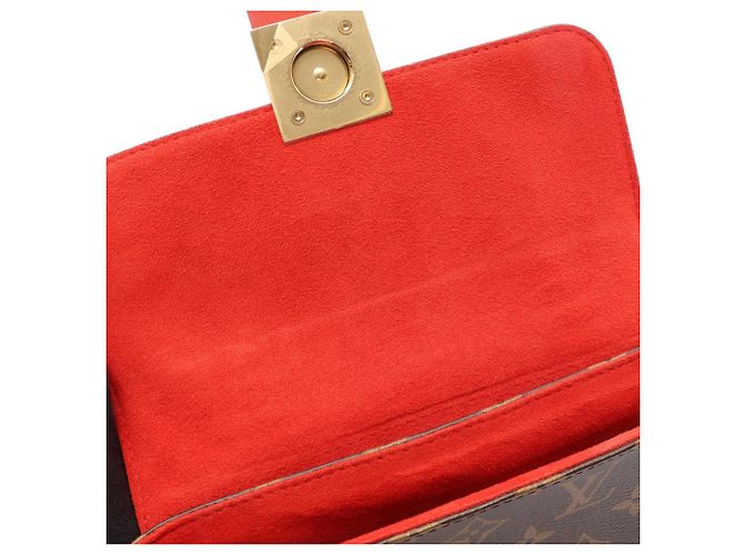 Louis Vuitton Rocky BB 2-Way Handtasche Braun Rot - Ansicht 11
