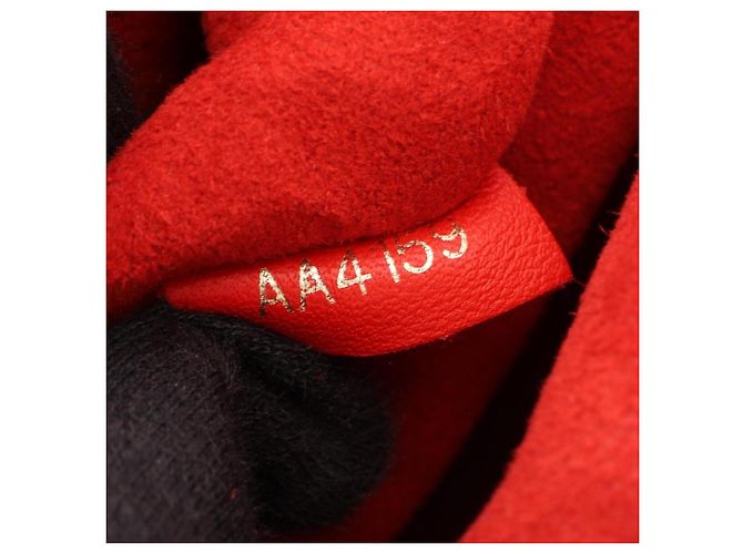 Louis Vuitton Rocky BB 2-Way Handtasche Braun Rot - Ansicht 5