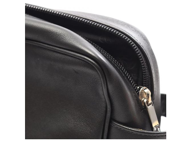 LOEWE Anagram Second Bag Clutch Handtasche Schwarz - Ansicht 10
