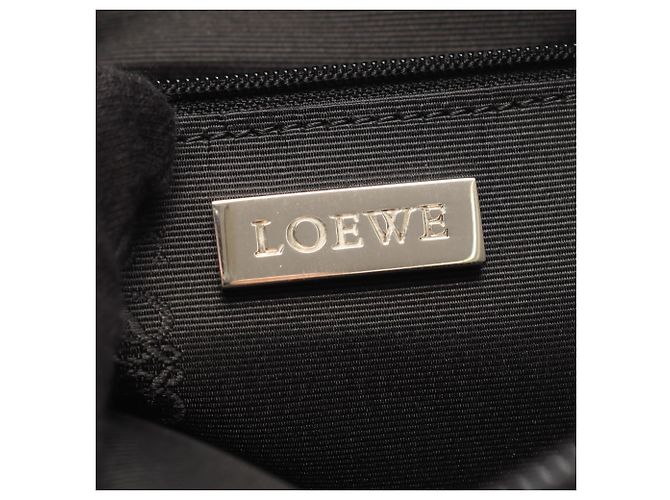 LOEWE Anagram Second Bag Clutch Handtasche Schwarz - Ansicht 4