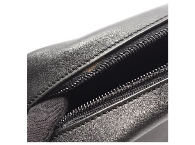 LOEWE Anagram Second Bag Clutch Handtasche Schwarz - Ansicht 9