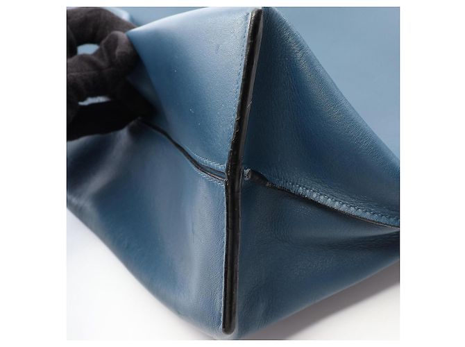 Loewe Anagram Shopper Tote Bag Blue - view 12