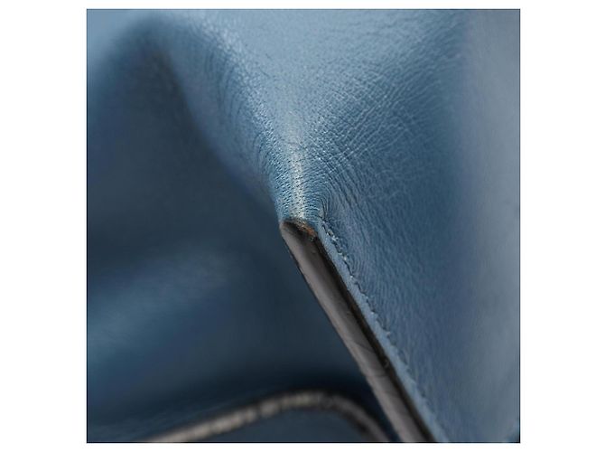 Loewe Anagram Shopper Tote Bag Blue - view 6