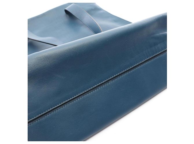 Loewe Anagram Shopper Tote Bag Blue - view 7