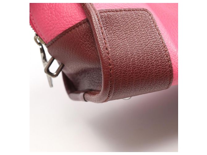 Bolsa Loewe Amazona 28 Marrom Rosa Vermelho - vista 5